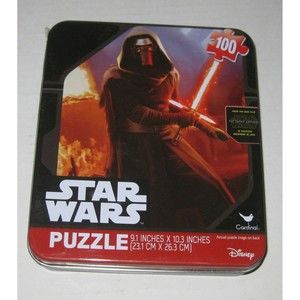 Cardinal Star Wars The Force Awakens Kylo Ren 100 Pc Puzzle In Tin Disney NEW